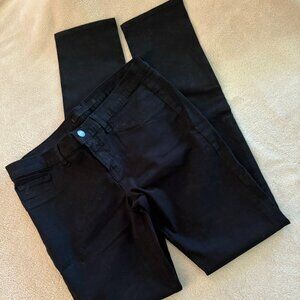J BRAND Pencil Leg Low-Rise Jeans Size 30 In Jett Black